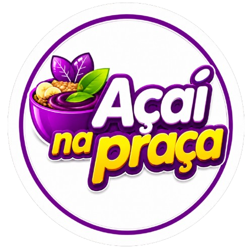 Logo da empresa parceira Açai na Praça